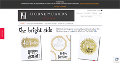 Desktop Screenshot of houseofcards.co.uk