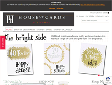 Tablet Screenshot of houseofcards.co.uk